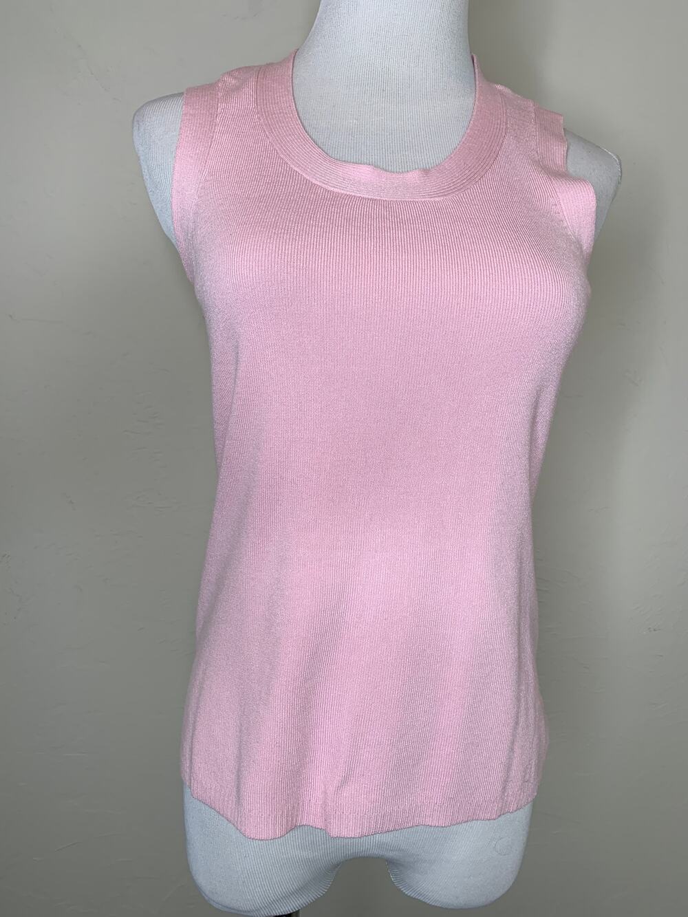 Charter Club Pale Pink Sweater Shell Sz Small Petite